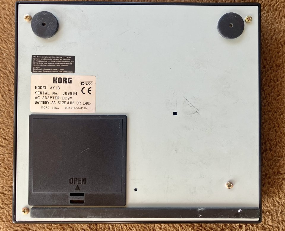 Korg AX1B ToneWorks (Made in Japan, 1990s)