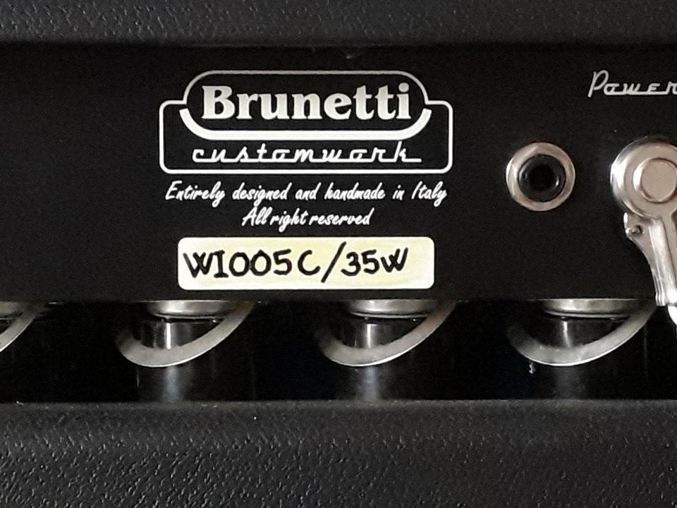 Brunetti Wizard combo custom work 2009 . Numero serie WI005 de segunda mano · Foto 4 de 8 · Madrid · 2100 €