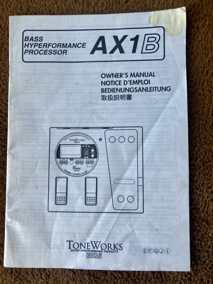 Korg AX1B ToneWorks (Made in Japan, 1990s)