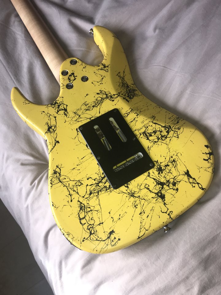 Ibanez GIO custom paint // Tortoise Pickguard // Ibanez Quantum pickups