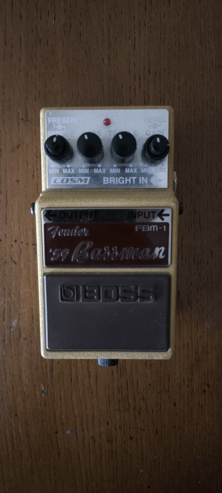 Boss fender bassman fbm-1