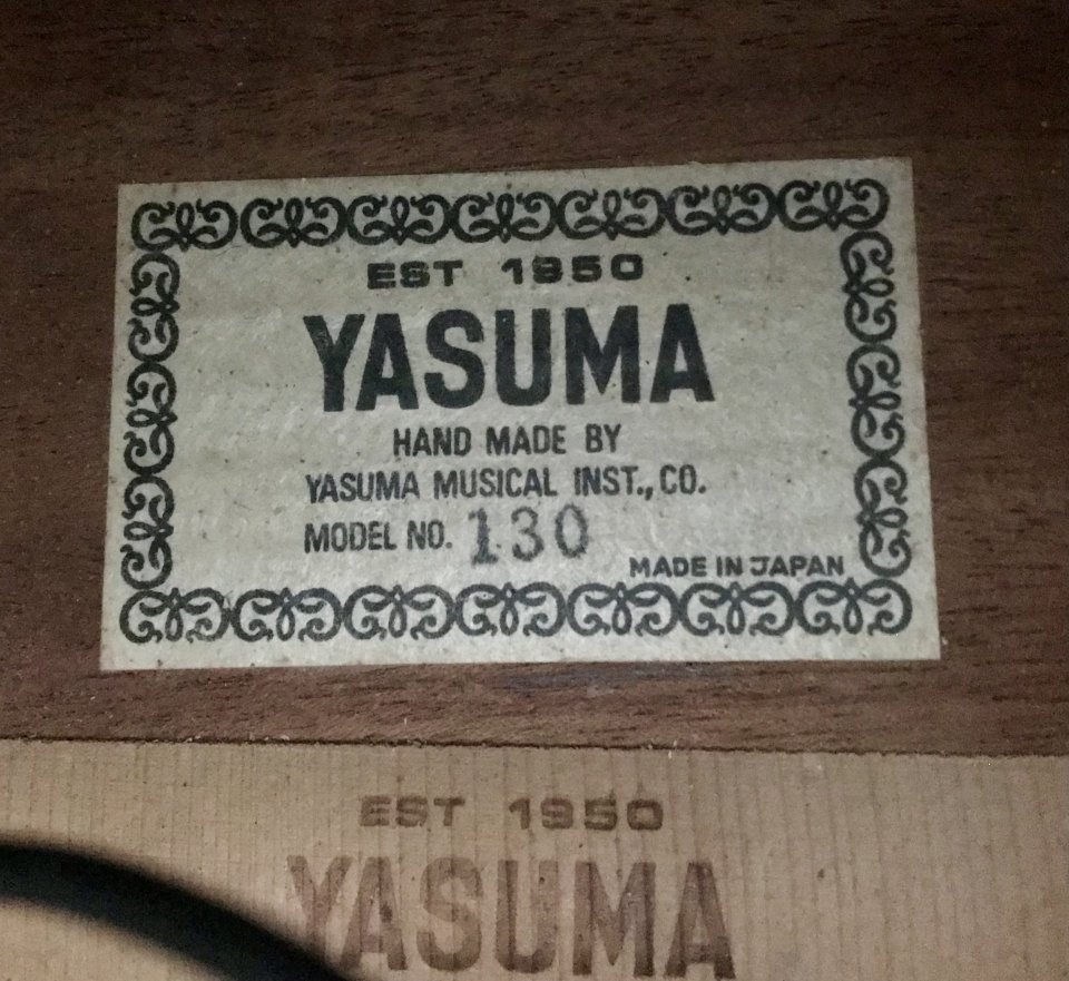 guitarra acustica vintage YASUMA