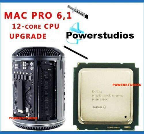 Servicio de actualización cpu Mac pro 6.1 xeon E5 2697 12 cores 2,70ghz