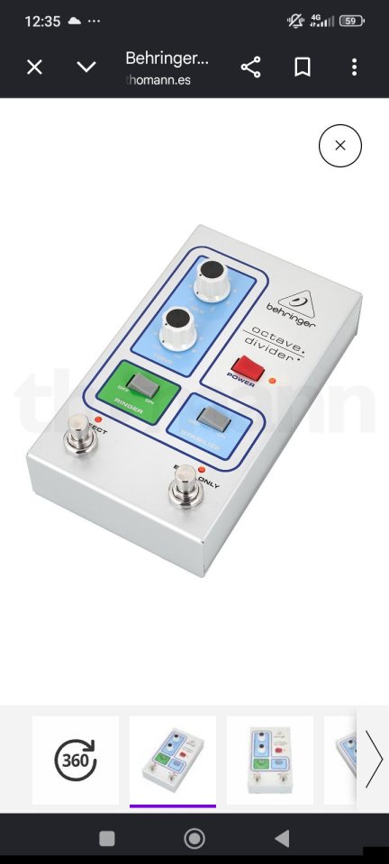 Behringer phase dual +Behringer Octave Divider de segunda mano · Foto 2 de 2 · Granada · 1 €