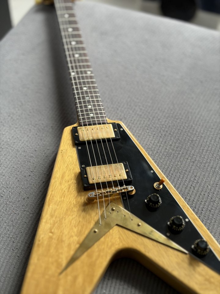 Gibson Flying V Korina Reissue 2024 Custom Shop // Rebajada!!!
