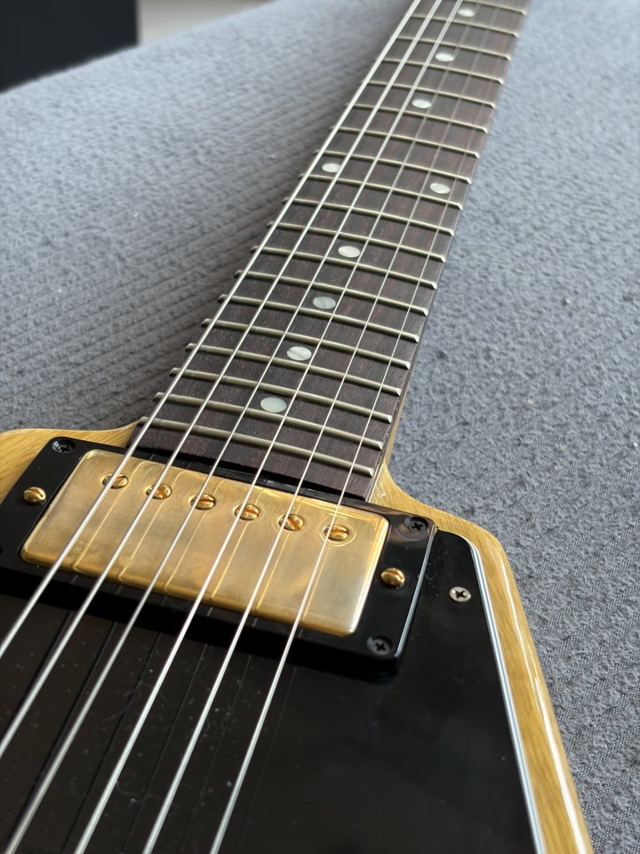 Gibson Flying V Korina Reissue 2024 Custom Shop // Rebajada!!!