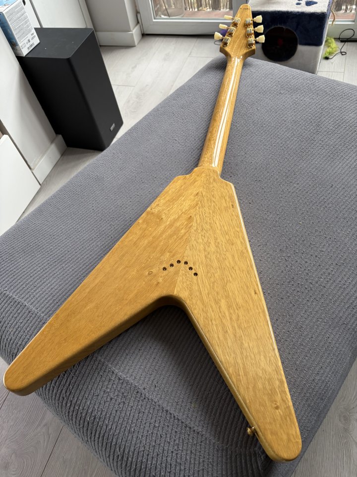 Gibson Flying V Korina Reissue 2024 Custom Shop // Rebajada!!!