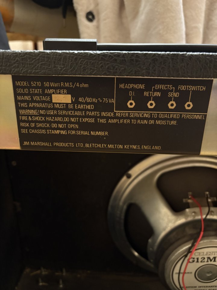 Marshall 5210 años 80