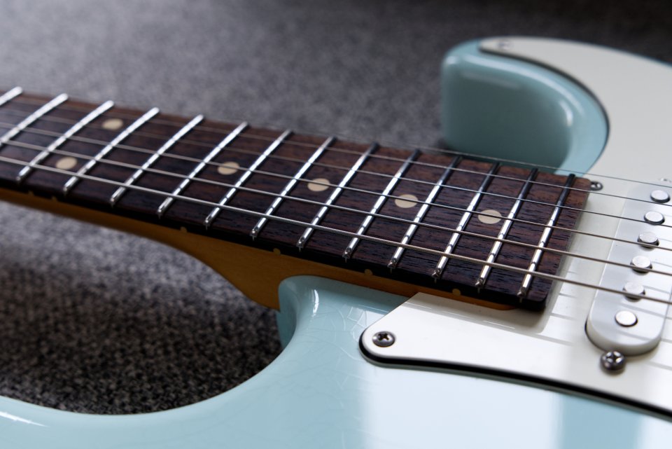 Suhr Classic S Antique (2025) Sonic Blue RW HSS