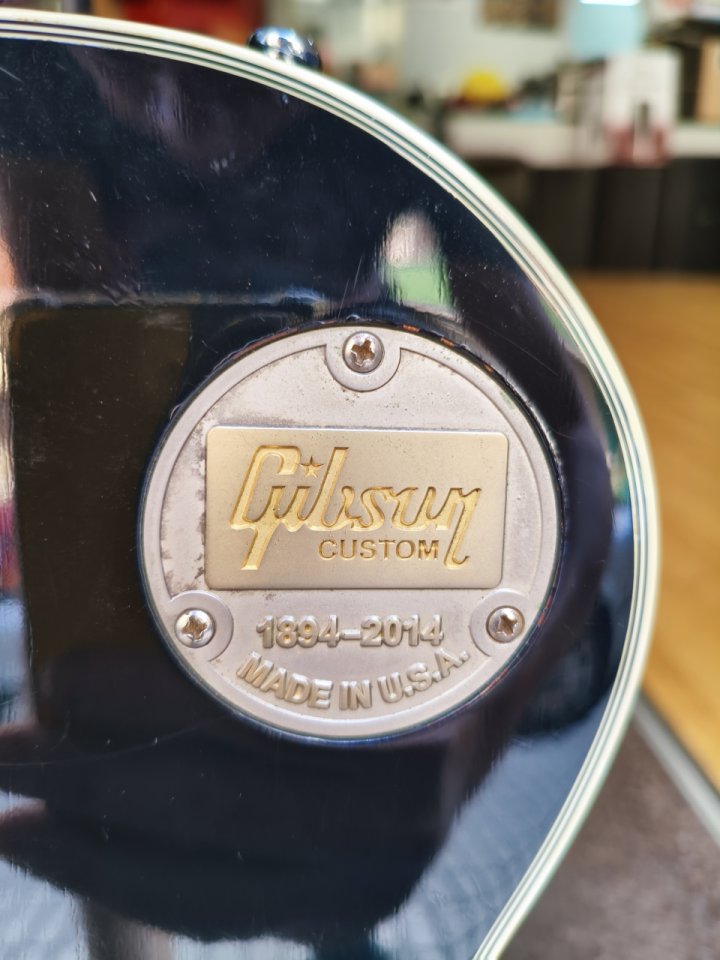 Gibson LP Custom Ed. Limitada Ebony Chrome de segunda mano · Foto 8 de 9 · Asturias · 4290 €