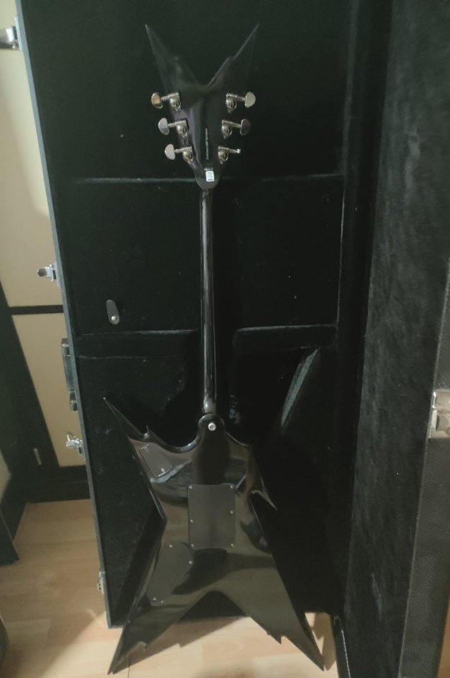 Dean razorback explosión seymour duncan blackout (regalo sh13 dimebucker)