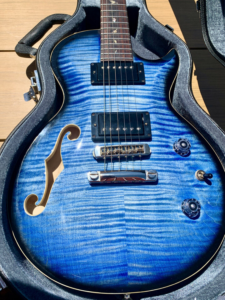 Cidre Archelon – única, semi-hollow, nitro, pastillas USA