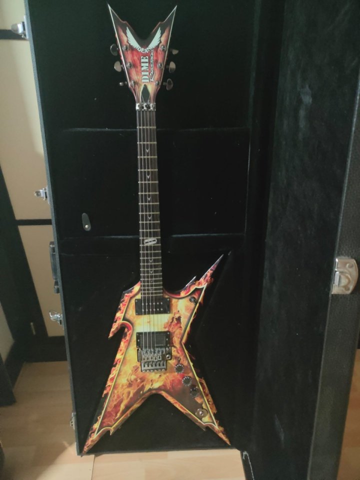 Dean razorback explosión seymour duncan blackout (regalo sh13 dimebucker)