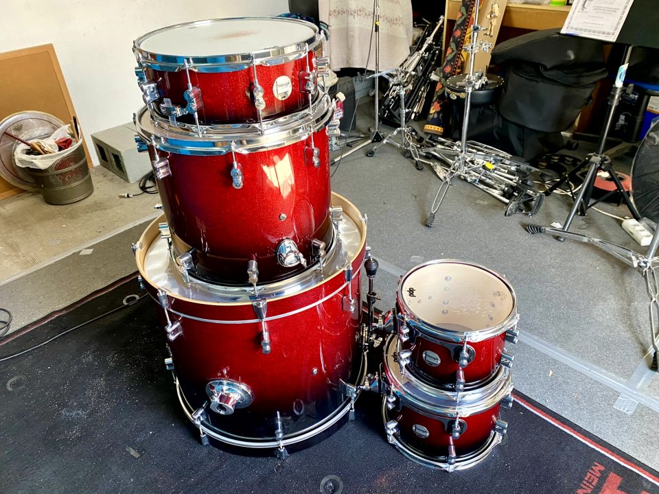 Batería DW PDP CM5 Red Black