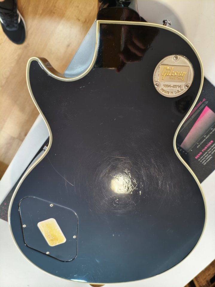Gibson LP Custom Ed. Limitada Ebony Chrome de segunda mano · Foto 9 de 9 · Asturias · 4290 €