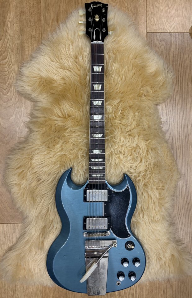 Gibson SG Custom Shop 1964 Murphy Lab Light Aged – Pelham Blue de segunda mano · Foto 1 de 2 · Alicante · 5250 €