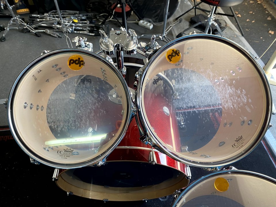 Batería DW PDP CM5 Red Black