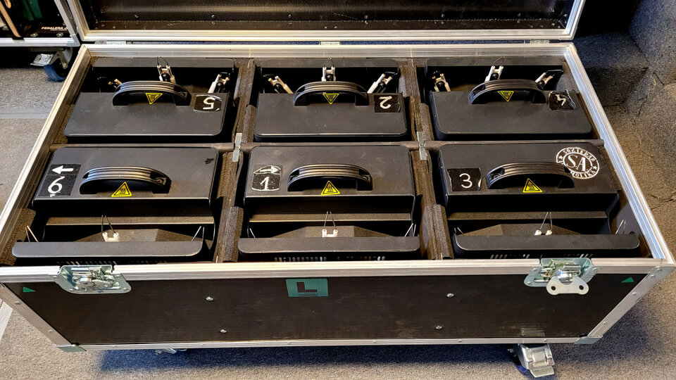 6 Lanzallamas Triple Flame Pro de Maquinas FX.