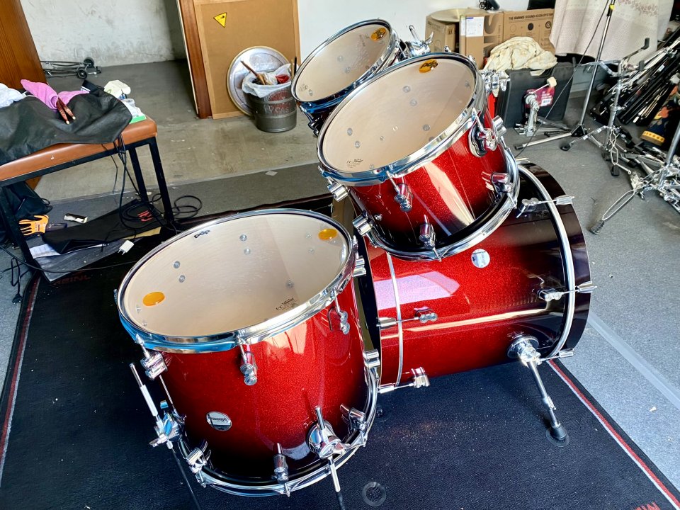 Batería DW PDP CM5 Red Black