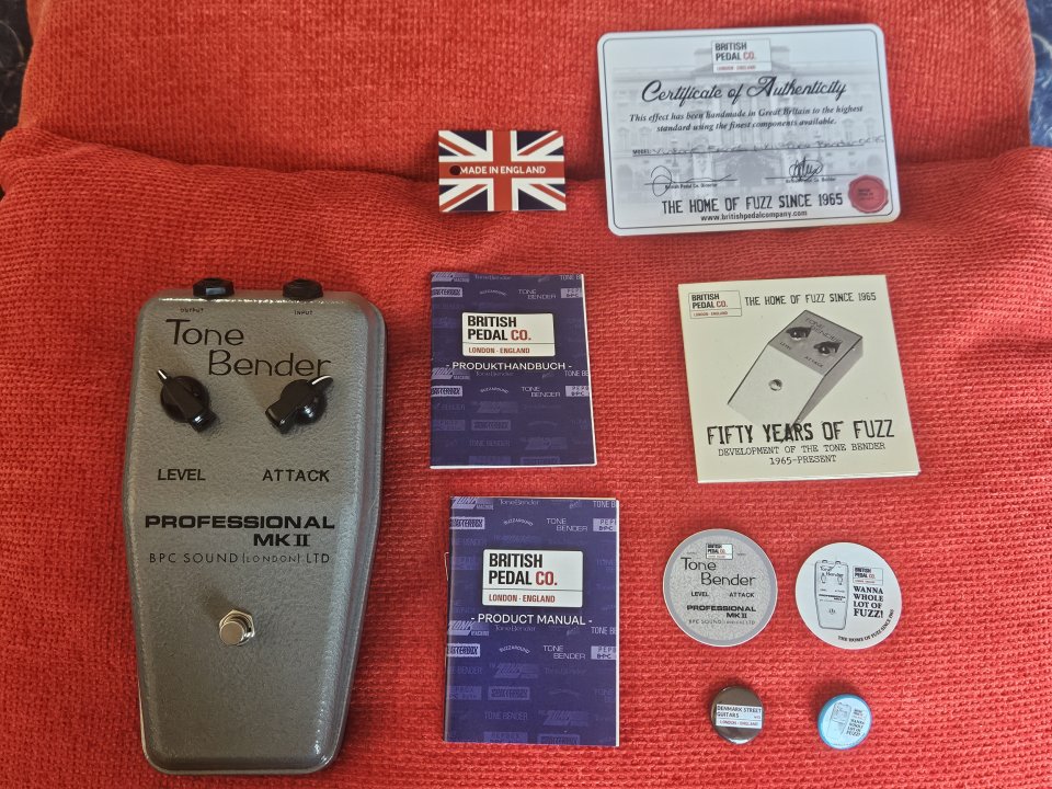 BPC Tone Bender MK II Professional Fuzz Pedal de segunda mano · Foto 6 de 10 · Alicante · 220 €