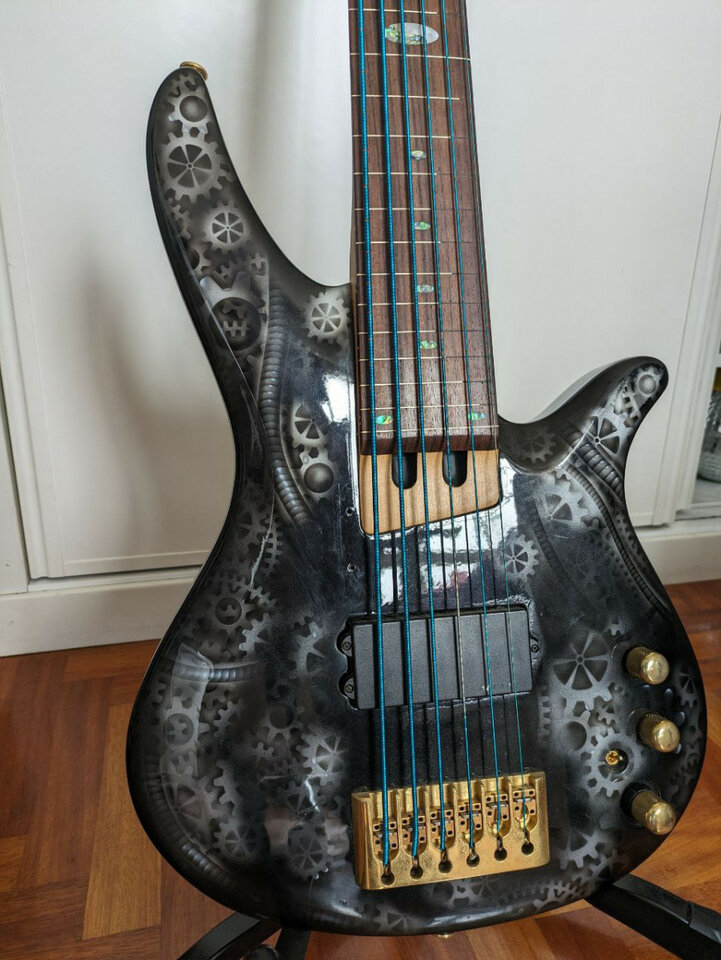 Bajo Yamaha rbx JM2 fretless + mods