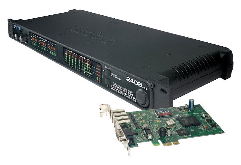 Motu 2408 Mk3 + Pcie
