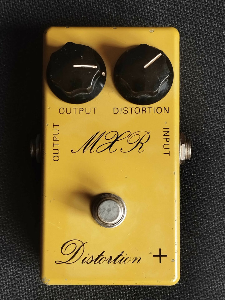 Pedal MXR Distortion + Script de 1975  - S/N 408625