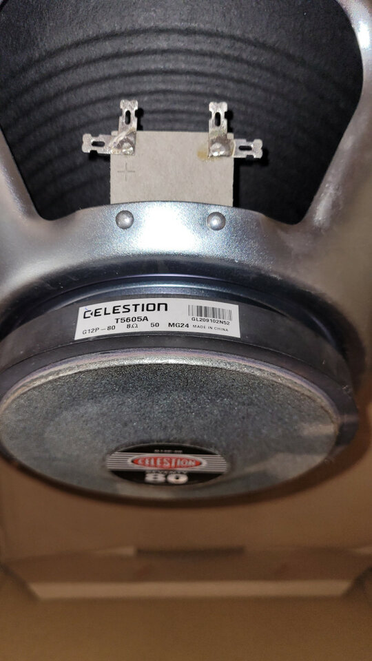 Altavoz de guitarra celestion g12p 80