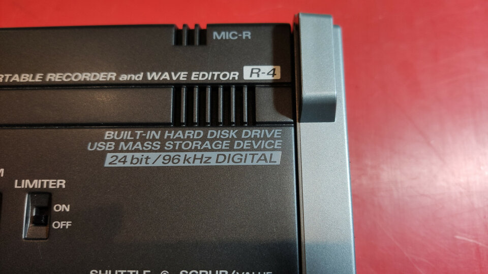 Grabadora profesional Edirol R-4