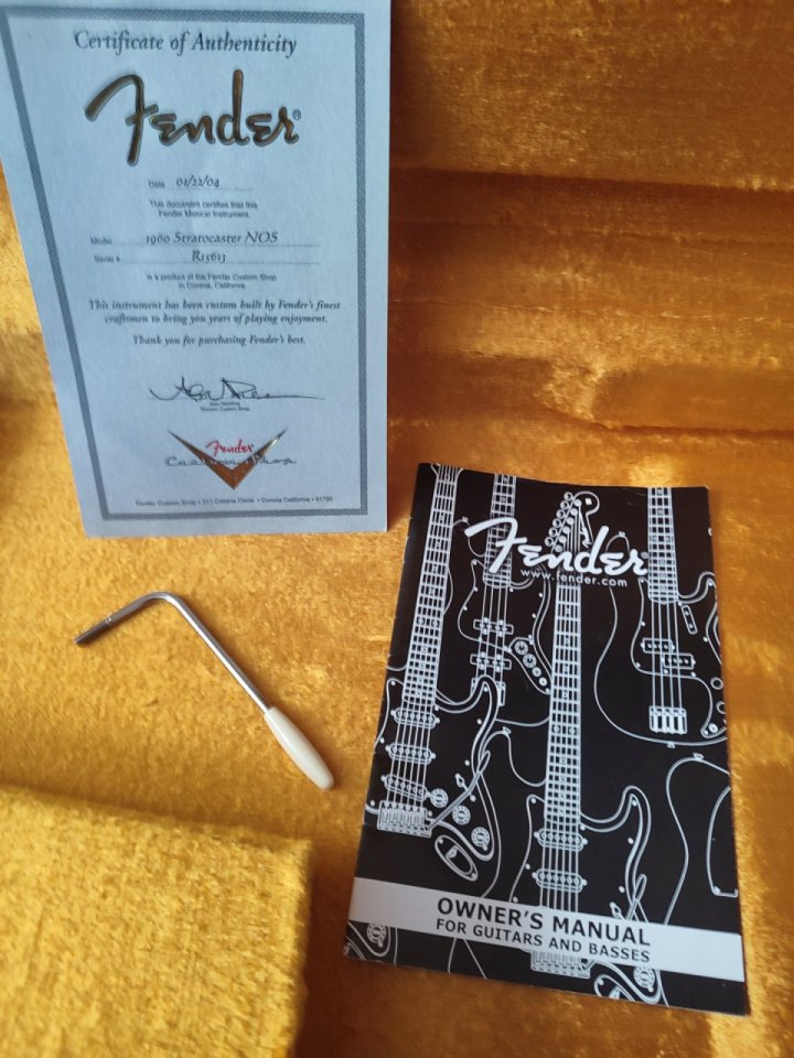 Fender Stratocaster Custom Shop 1960 NOS