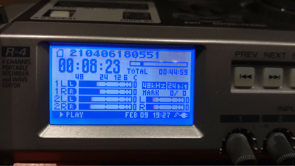 Grabadora profesional Edirol R-4