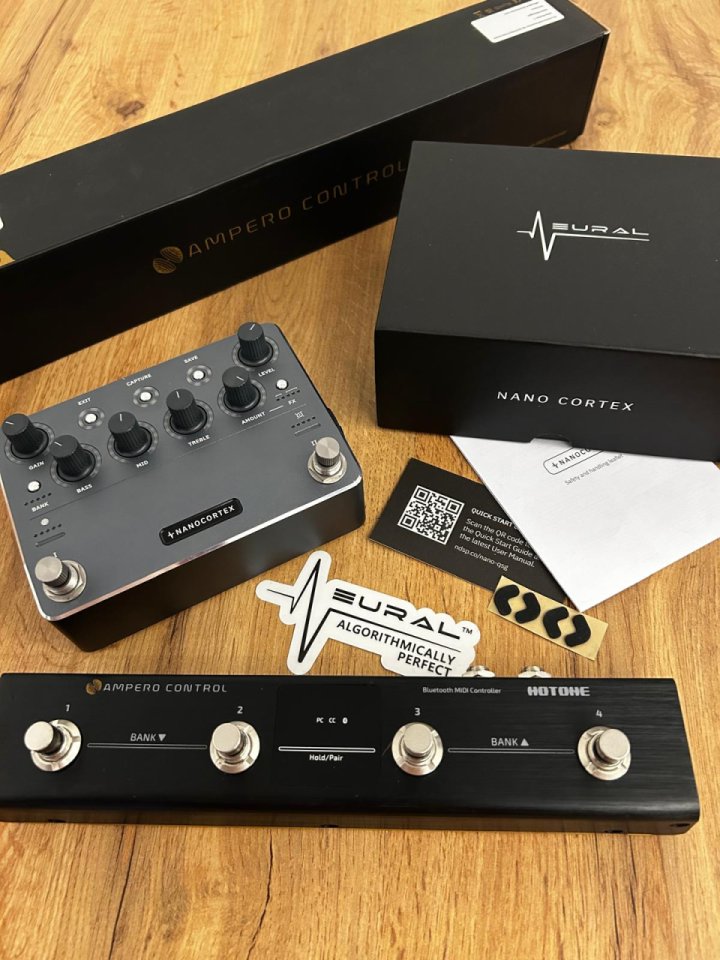 Neural Nano Cortex + Hotone Ampero + Cable MIDI de segunda mano · Foto 1 de 5 · Girona · 470 €