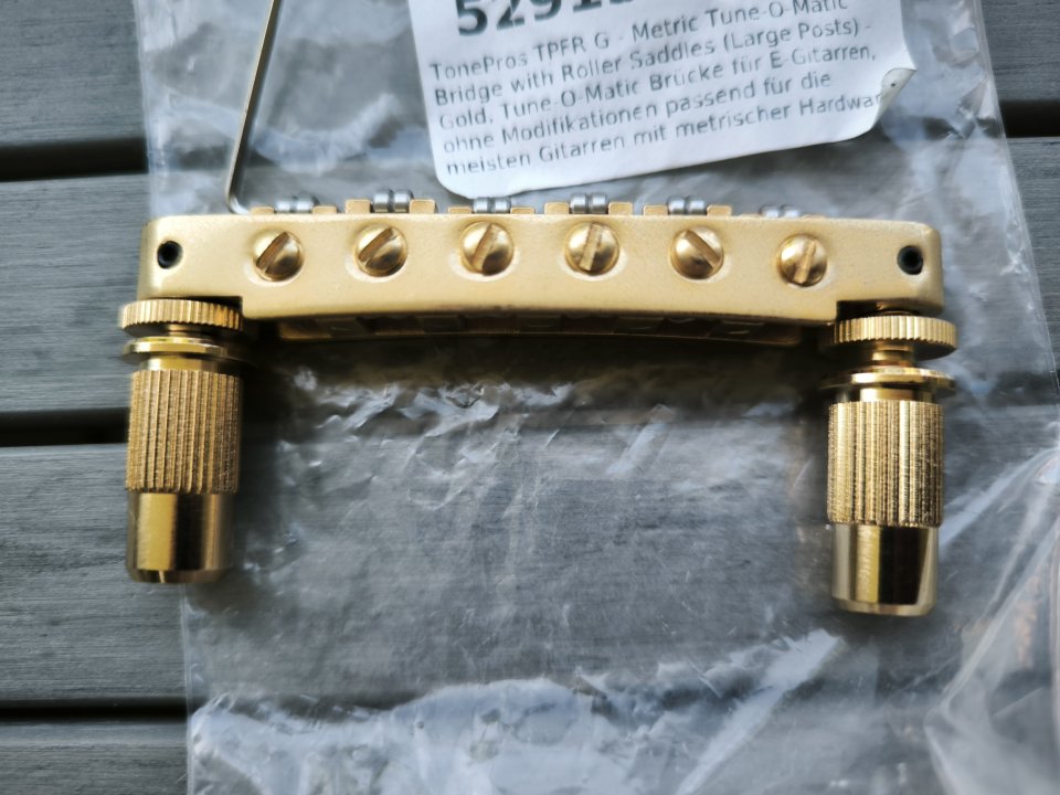Tonepros Puente Roller Gold Metric TPFR-G ¡Envío incluido! de segunda mano · Foto 2 de 4 · Murcia · 50 €