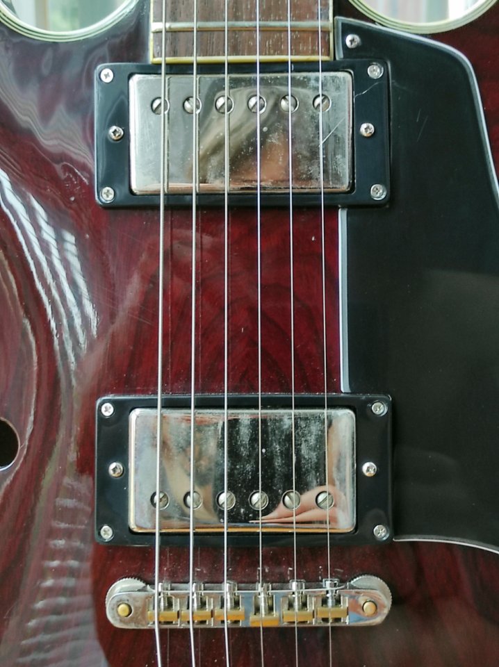 Guitarra Maison 335 (hecha a mano en Corea, años 80) super tuneada. de segunda mano · Foto 2 de 10 · Valencia · 550 €