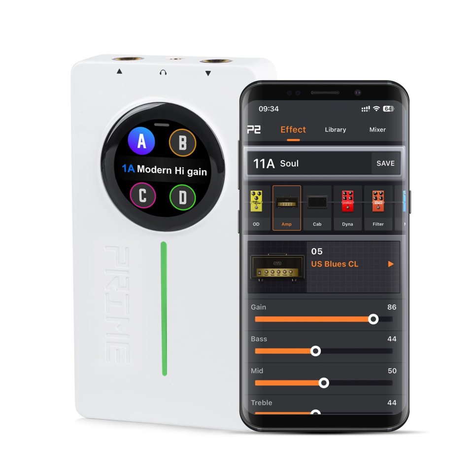 Mooer PRIME P2 White Procesador de Efectos