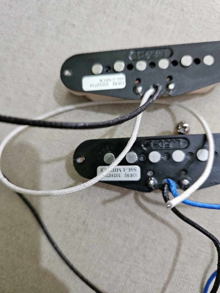 O VENDO Seymour duncan ssl1 neck  y ssl1 middle  por pastillas telecaster