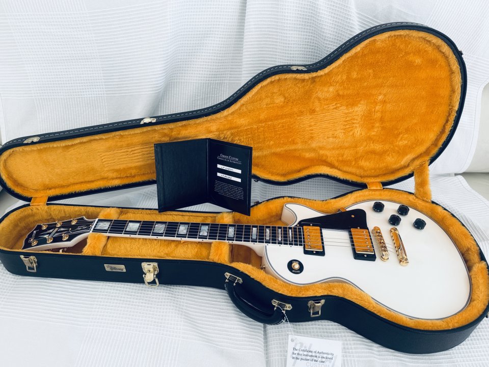 Gibson Les Paul Custom - Alpine White - 2024