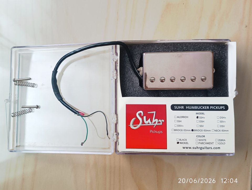 Suhr SSH+ puente nickel 50mm como nueva CAMBIO x tubescreamer Maxon-Ibanezn de segunda mano · Foto 1 de 3 · Madrid · 80 €
