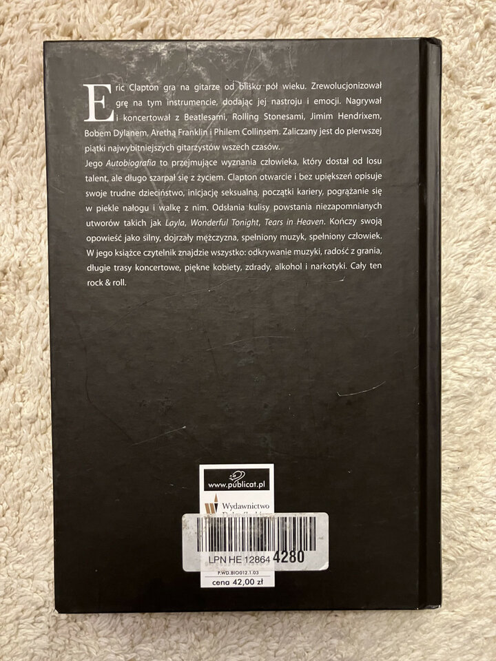 Eric Clapton Autobiografía