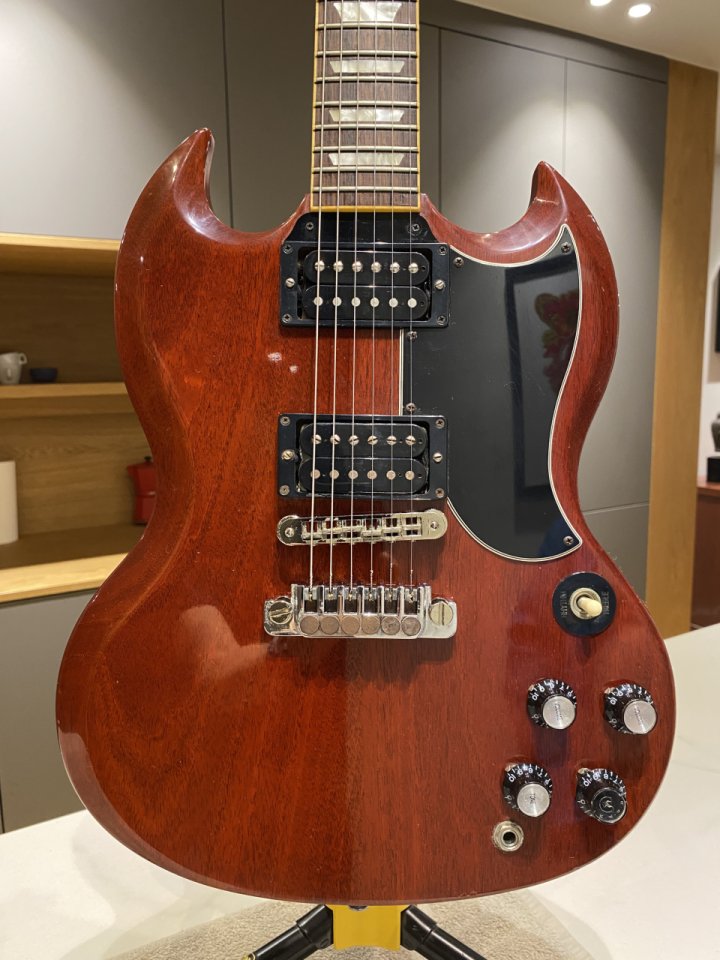 Gibson SG '61 Reissue 2007 – Slashbuckers + TP-6 vintage de segunda mano · Foto 3 de 9 · Barcelona · 1500 €