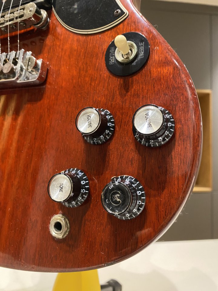 Gibson SG '61 Reissue 2007 – Slashbuckers + TP-6 vintage de segunda mano · Foto 5 de 9 · Barcelona · 1500 €