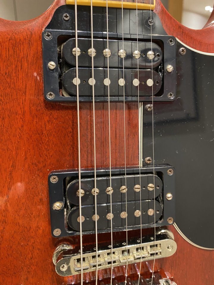 Gibson SG '61 Reissue 2007 – Slashbuckers + TP-6 vintage de segunda mano · Foto 6 de 9 · Barcelona · 1500 €