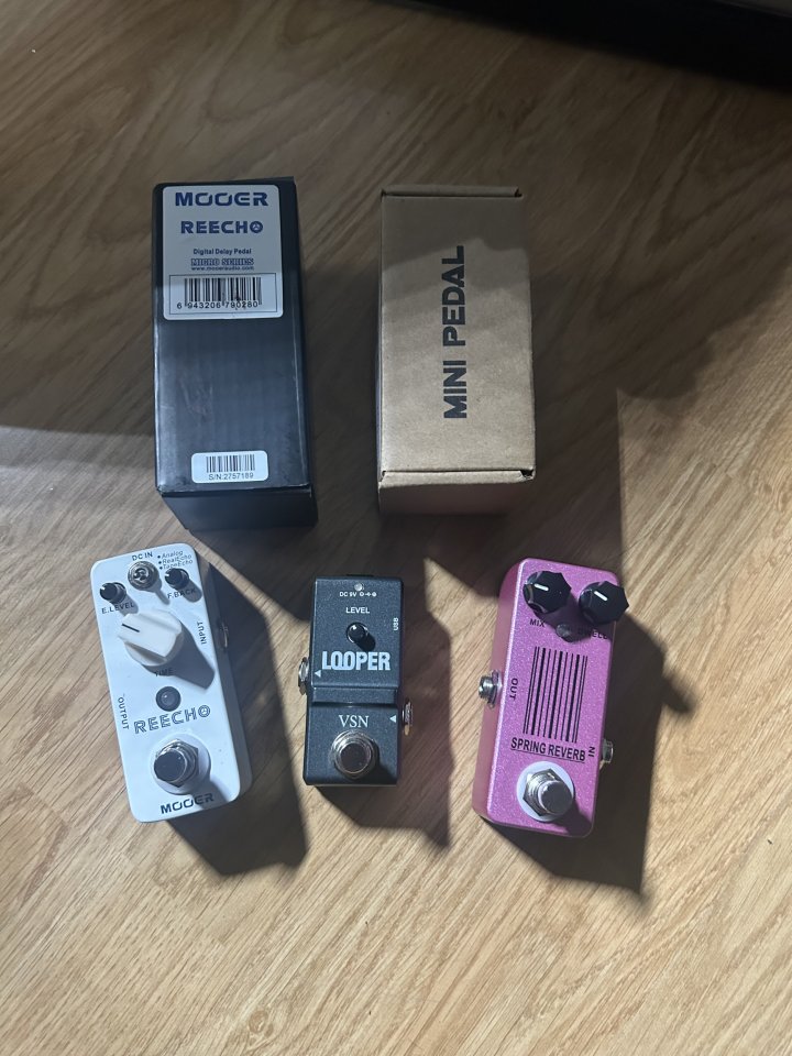 Delay + Reverb + Looper (Menos mitad de precio)