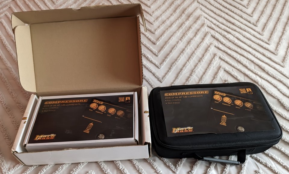 MARKBASS COMPRESSORE bajo nuevo + estuche