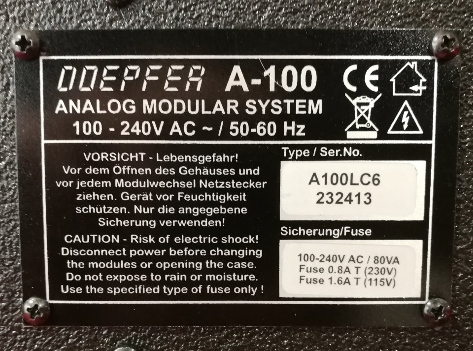 Doepfer A-100LC6V