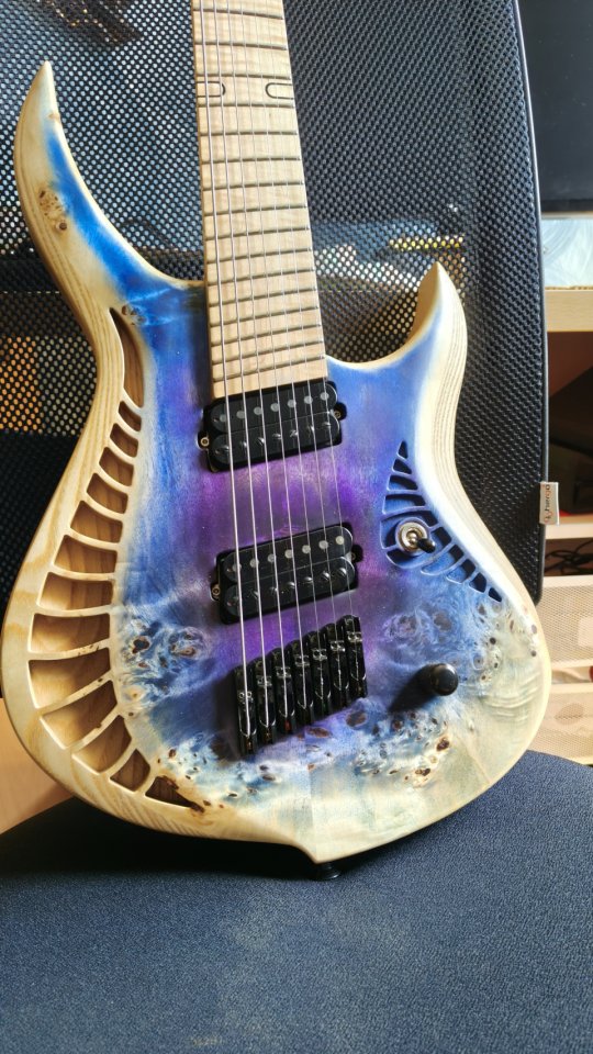 OD Guitars Asteria 7 Blurple Mid Burst de segunda mano · Foto 1 de 10 · Bizkaia · 2950 €