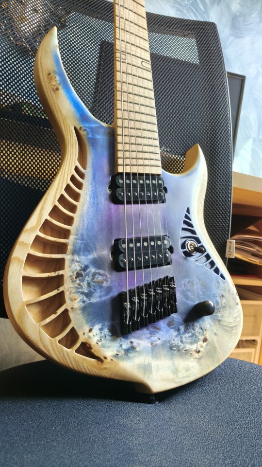 OD Guitars Asteria 7 Blurple Mid Burst de segunda mano · Foto 2 de 10 · Bizkaia · 2950 €