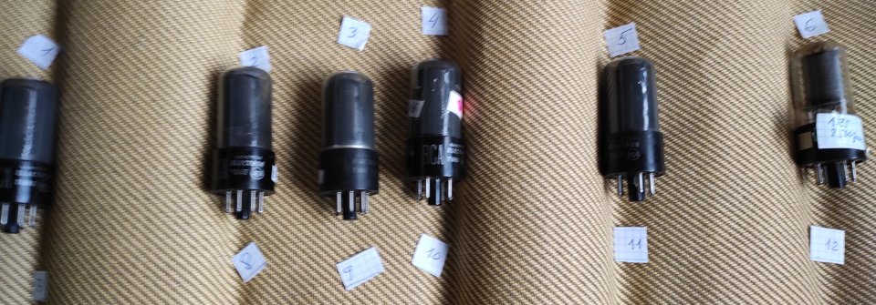 Válvulas 6V6GT y 6V6G muy buenas!!!