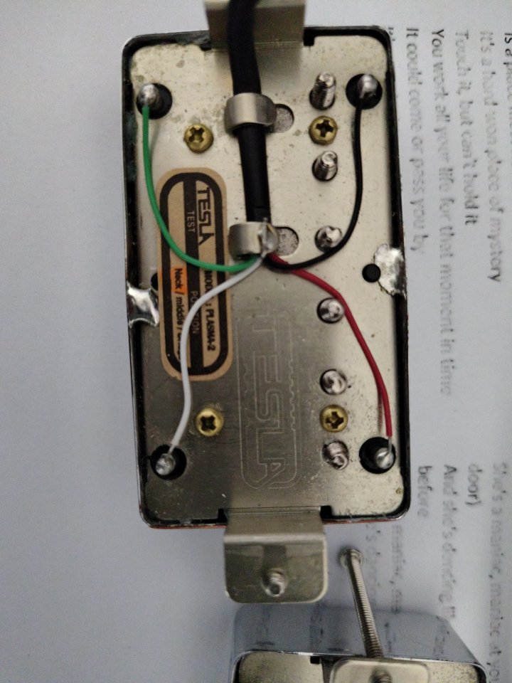 Pastillas humbuckers Tesla Plasma 2 de segunda mano · Foto 3 de 3 · Sevilla · 60 €