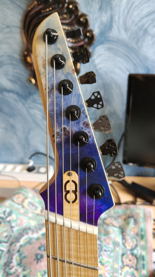 OD Guitars Asteria 7 Blurple Mid Burst de segunda mano · Foto 4 de 10 · Bizkaia · 2950 €